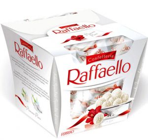 Бонбони Raffaello 6 броя в кашон * 150 гр 