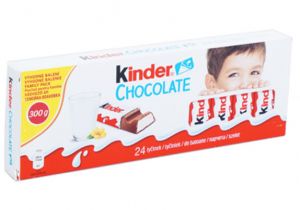 Kinder Chocolate Киндер шоколад кутия 300 грама 12 броя в кашон