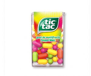 Tic Tac Fruity Mix Тик Так Плодов микс Дражета 24 броя * 18 грама 1.05 лв за 1 брой