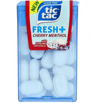 Tic Tac X-Freeze Cherry Menthol Тик Так Дражета 24 броя * 11.9 грама 1.12 лв за 1 брой