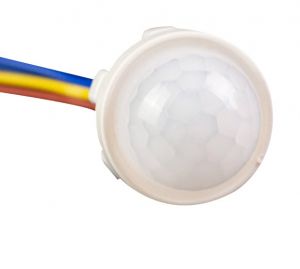 Автоматичен сензорен превключвател на светлината инфрачервен сензор за откриване на движение Мини LED чувствителна нощна светлина Вътрешно На открито LED PIR AC110-240V 