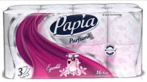 Papia Parfume Ekzotik Тоалетна хартия 16 бр 3пл 100% чиста целулоза