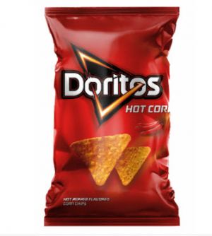 Doritos Царевичен чипс Hot Corn 27 броя в кашон * 100 грама