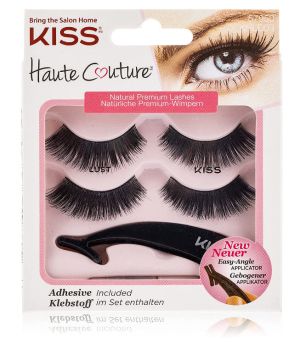 Kiss Haute Couture Lashes Duo Pack Lust KLD03GT Изкуствени мигли от естествен косъм