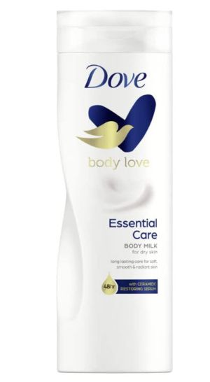 DOVE Essential Care Body Milk For Dry Skin МЛЯКО ЗА ТЯЛО 250ml