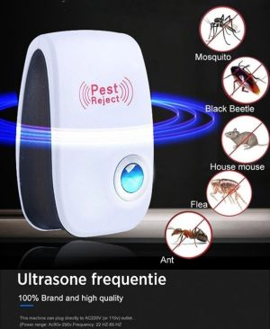 Ултразвуково устройство Pest Reject  машинка за борба с вредители, мишки, комари, хлебарки, мравки, паяци и други  