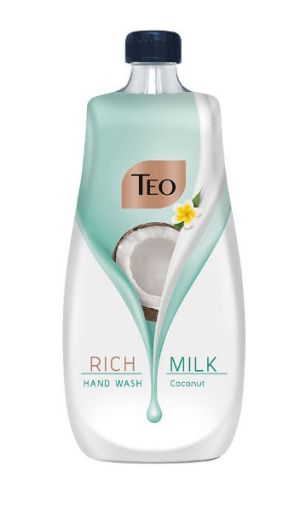 Teo Rich Milk Coconut Течен сапун пълнител 800мл
