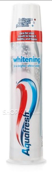 AQUAFRESH WHITENING ИЗБЕЛВАЩА ПАСТА ЗА ЗЪБИ 100мл