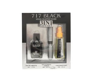 VIP LINE 717 BLACK EDP 50 мл + EDP 20 мл + Спрей за тяло 50 мл Мъжки комплект