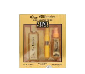 VIP LINE ONE BILLIONAIRE EDP 50 мл + EDP 20 мл + Спрей за тяло 50 мл Мъжки комплект