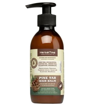 Herbal Time Pine Tar Hair Balm Балсам за коса с боров катран за всеки тип коса 240 мл