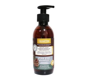 Herbal Time Pine Tar Hair Shampoo  Шампоан за коса с боров катран за всеки тип коса 240 мл