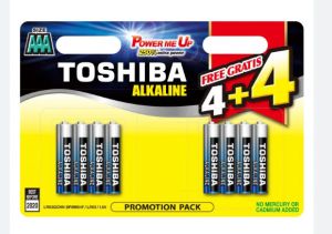 TOSHIBA ALPHA POWER LR03 СТЕК 4+4бр 