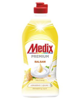Medix  Premium Balsam Milk & Honey  Препарат за съдове 415 мл