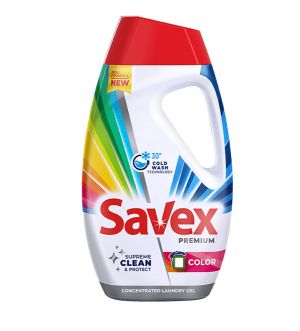 Savex Premium Color Течен гел контцентрат зацшетно  пране 19 изпирания 0.855 мл