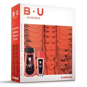 B.U Heartbeat Комплект Натурален спрей 75мл + Душ гел 250мл
