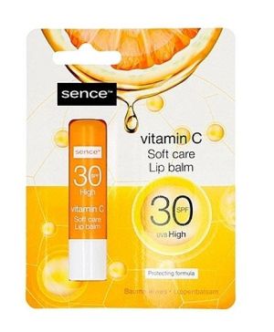 Sence Балсам за устни с витамин С и слънцезащитен фактор SPF30