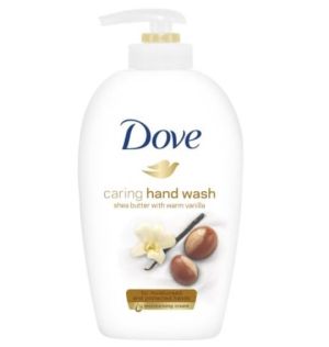 Dove Caring Hand Wash Shea Butter With Warm Vanilla Течен Сапун за ръце 250 мл