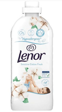 Lenor Sensitive  Cotton Fresh Hypoallergenic  Омекотител за дрехи 30 пранета 0.750мл.