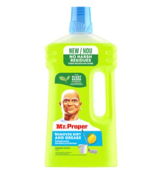 Mr.Proper Clean&Shine Лимон-Препарат за почистване на подове и настилки 1.5лр
