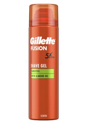 Gillette Fusion  Sensitive  Гел за бръснене 200 мл
