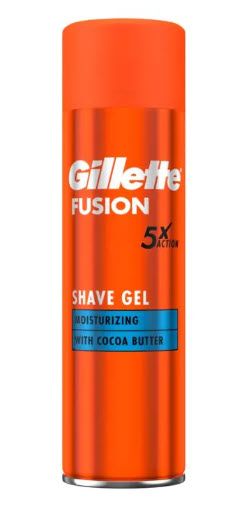 Gillette Fusion Moisturising Овлажняващ гел за бръснене 200 ml