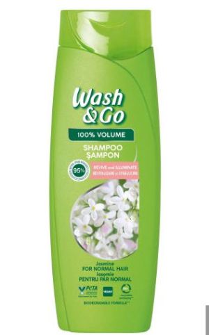 Wash & Go With Jasmine Шампоан с екстракт от жасмин за нормална коса 180 мл 