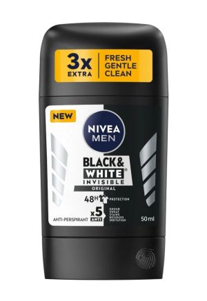 NIVEA INVISIBLE BLACK & WHITE  40мл Дезодорант стик  за  мъже 