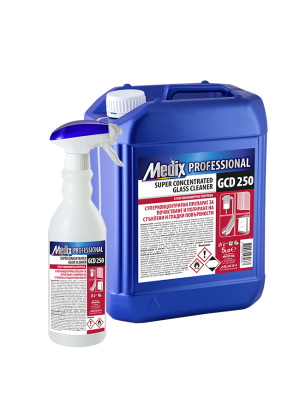Medix Professional SUPER CONCENTRATED GLASS CLEANER GCD 250 5 л.