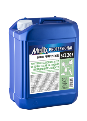 Medix Professional MULTI PURPOSE GEL SCL 203 Мултифункционален гел за почистване на подове и гладки повърхности 5 л.
