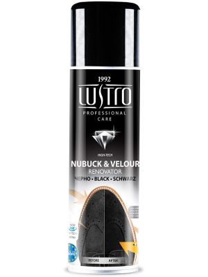 LUstro Nabuck & Velour Penovator Black спрей 200 ml