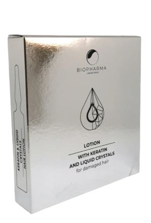 BioPharma Lotion with Kertin and Liquid crystals Ампули за коса Кератин 5 х 15 мл 