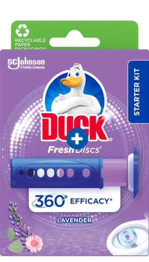 DUCK FRESH DISCS 4IN1 LAVENDER  WC СВЕЖИ ДИСКОВЕ 