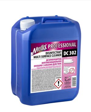  Medix Professional MULTI SURFACE DEGREASING DISINFECTANT DC 302 Дезинфекциращ алкален спрей (обезмаслител) 5 л.