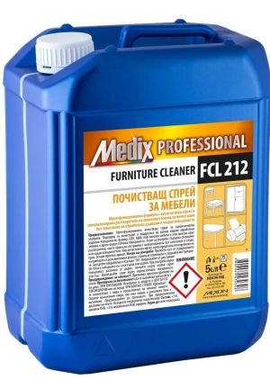  Medix Professional  FURNITURE CLEANER FCL 212 Почистващ спрей за мебели 5 л.