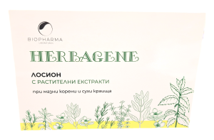 Herbagene Lozione Ампули за коса против пърхот, косопад и мазни корени Biopharma Herbagene 8x10 мл 