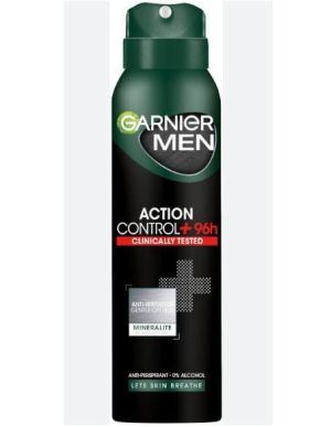 Garnier Men Mineral Deo Action Control+ 96h Дезодорант за мъже 150мл