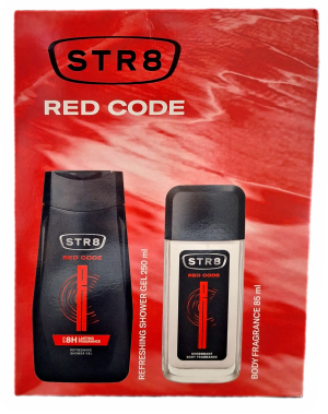 STR8 Red Code Комплект Натурален спрей 85мл + Душ гел 250мл
