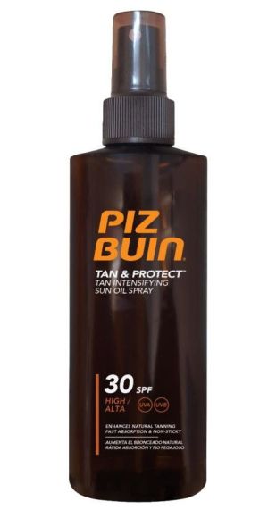 Piz Buin Слънцезащитно спрей - олио за интензивен тен SPF 30 150 ml