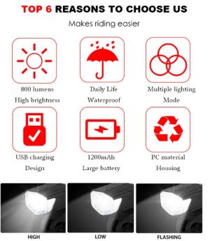 Велосипедна светлина USB LED акумулаторен комплект MTB шосеен велосипед преден заден фар лампа фенерче велосипедна светлина аксесоари за колоездене