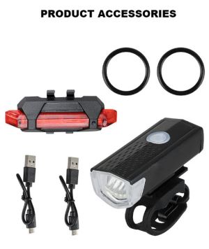 Велосипедна светлина USB LED акумулаторен комплект MTB шосеен велосипед преден заден фар лампа фенерче велосипедна светлина аксесоари за колоездене
