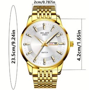Мъжки Часовник Водоустойчив DELANV  