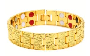 Титаниева магнитна гривна за регулиране на високо кръвно от неръждаема стомана