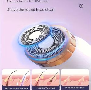 FEIYBA 3-в-1 безжичен тример, подходящ за жени - за лице, тяло и бикини зона