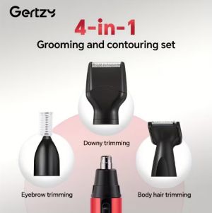 Универсален дамски електрически тример  комплект 4 в 1 за обезкосмяване