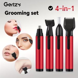 Универсален дамски електрически тример  комплект 4 в 1 за обезкосмяване