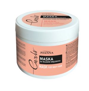 Маска за коса за къдрици Joanna, 300 гр., CURLS COMPLEX, веган, интензивна хидратация