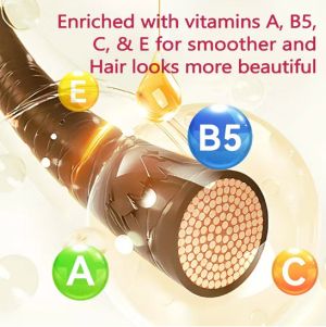 Серум за коса Hair Treatment Serum - без изплакване с масла от арган, макадамия и авокадо - витамини A, E, Pro B5 - балсам за жени и мъже 40 капсули
