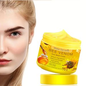 Крем Bee Venom Water Ice Levin за шия с пчелна отрова, хидратиращ, за подобряване на увисването, за намаляване на фините линии, за възстановяване на увредена кожа, за лице, подхранваща грижа за кожата  50 грама 