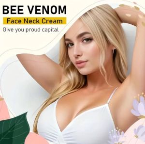 Крем Bee Venom Water Ice Levin за шия с пчелна отрова, хидратиращ, за подобряване на увисването, за намаляване на фините линии, за възстановяване на увредена кожа, за лице, подхранваща грижа за кожата  50 грама 